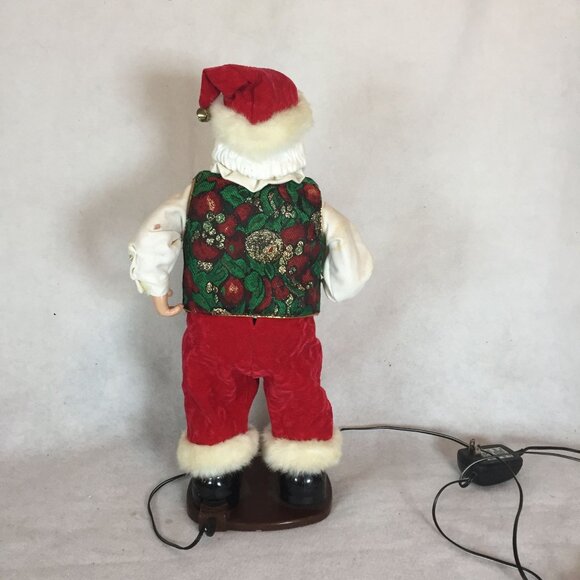 Santa Claus Dancing Singing Animated Rocking Around The Christmas Tree 1992 - Picture 6 of 7